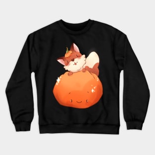 pumpkin and fox Crewneck Sweatshirt